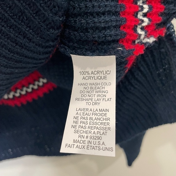 Cotton Emporium Striped Knit Crew Neck Sweater - Picture 6 of 6